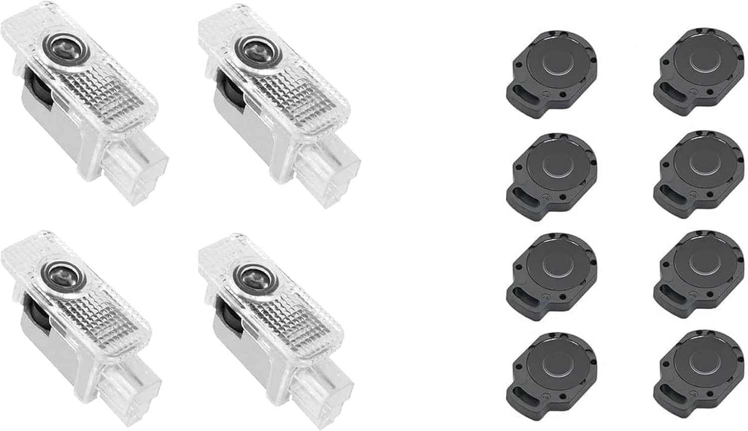 JAZZIO LED Car Door Light Projector Courtesy LED Laser Welcome Logo Lights Accessories Compatible with A1/A3/A4/A5/A6/Q3/Q5/Q7/A7/A8/R8/TT
