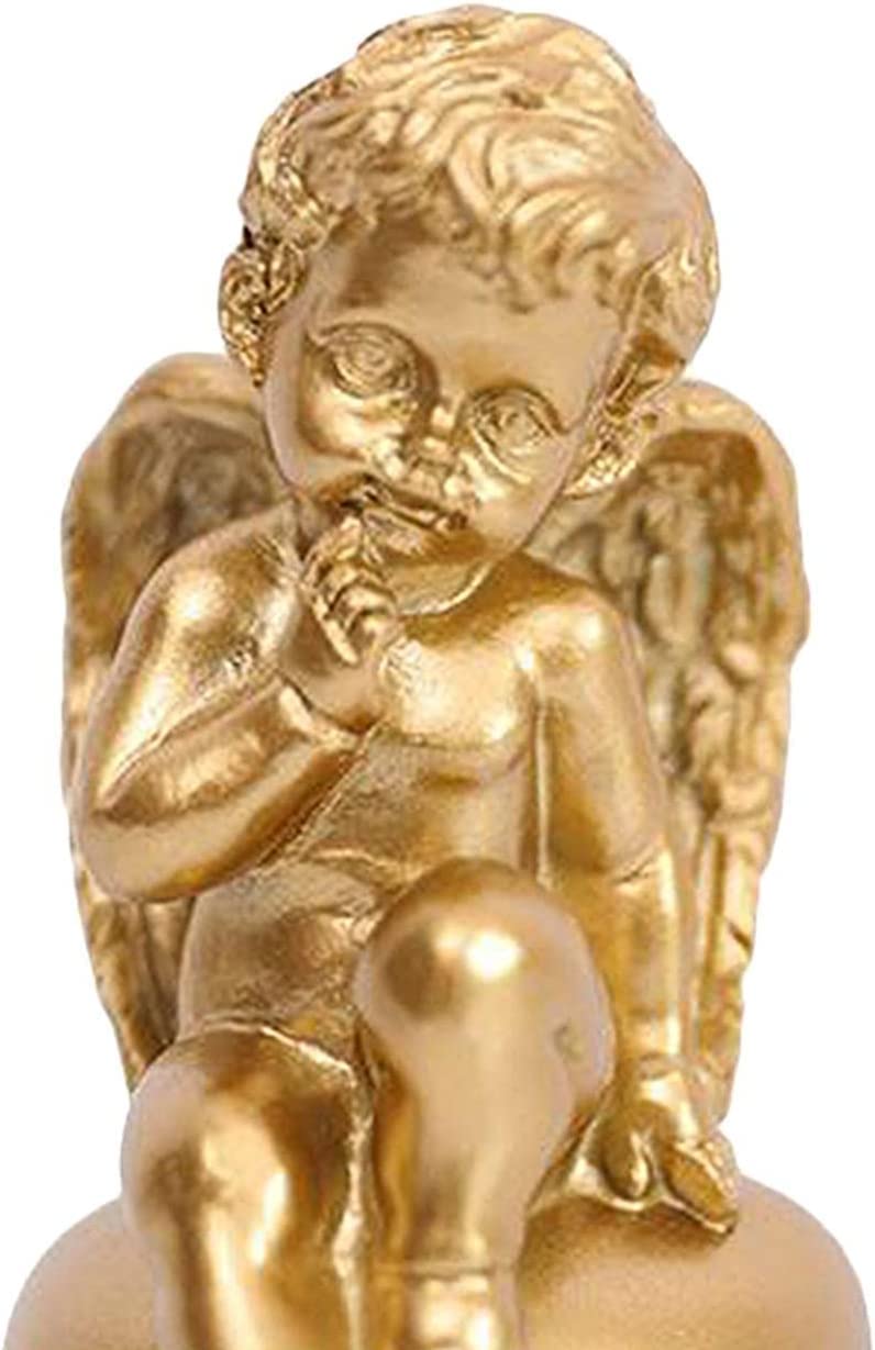 Figurka Ogrodowa,Stół barowy figurka dekoracja ogrodowa do rzeźby ozdoby do domu anioł z żywicy szczegółowa ozdoba ozdoba Cherub półka prezent
