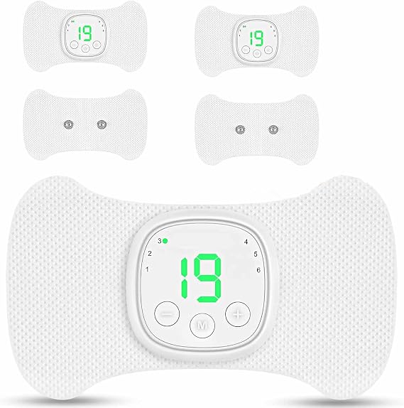 AB Muscle Stimulator: ABS Stimulator Electric Ab Stimulator for women men - EMS Ab Belt Trainer for abdominal arm- EMS Workout Equipment