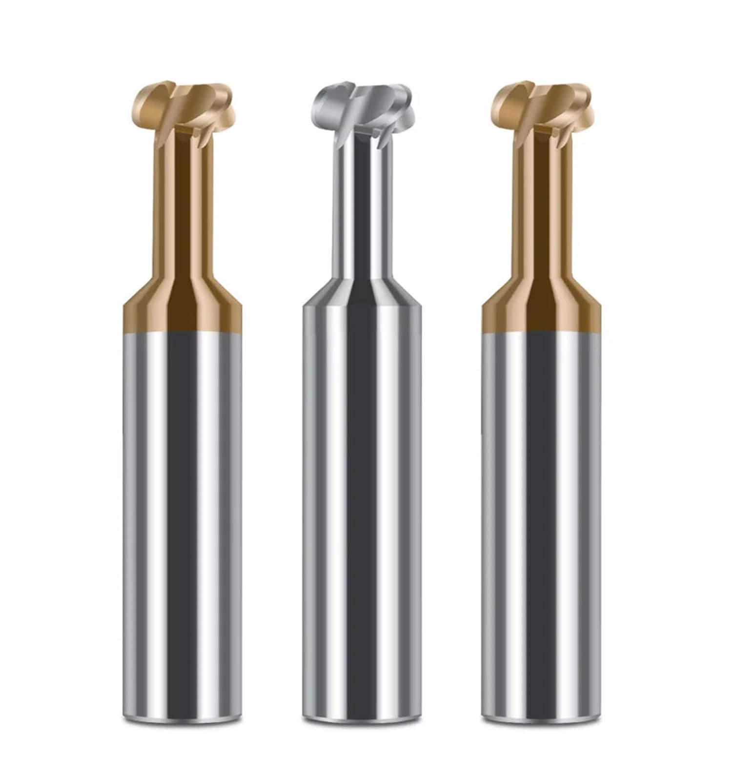 T-Schlitz Endmühle, HRC60-beschichtetes T-Nut-Radius-Schaftfräsen, 3 mm – 20 mm, Vollhartmetall, 1 Stück