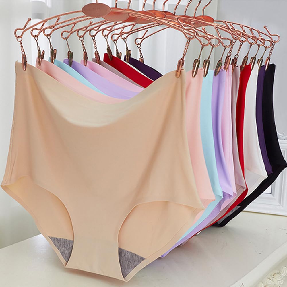 Biancheria intima da donna senza cuciture a vita alta slip slip invisibile copertura completa mutande