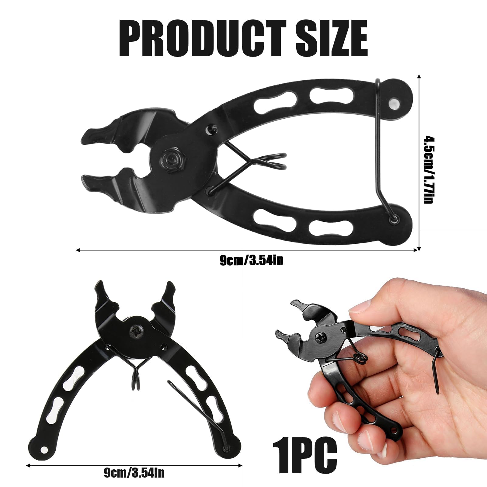 Pinza Per Catena Bici 2 In 1 - Smaglia E Chiude Catene Per MTB, Strada, City Bike - Strumento Riparazione Portatile