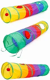 Brinquedo Interativo Para Gatos Pets Túnel Labirinto Colorido - NEXUS MARKET