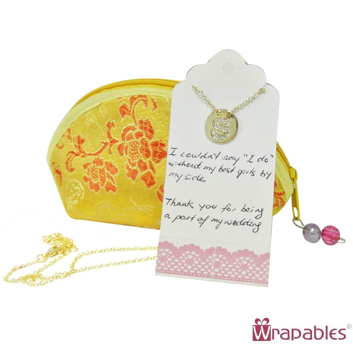 Wrapables 50 Geschenkanhänger/Kraft Tags, mit Gratis Schnitt Saiten für Geschenke, Basteln und Preis Tags Flower Blume