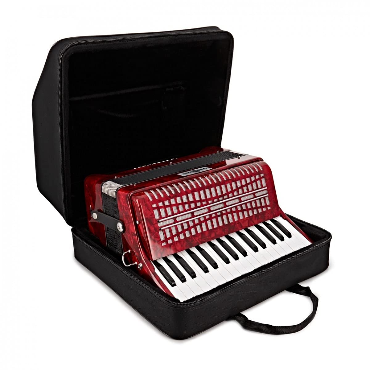 Gear4music Fisarmonica a Piano Professionale con Custodia per Adulti Principianti