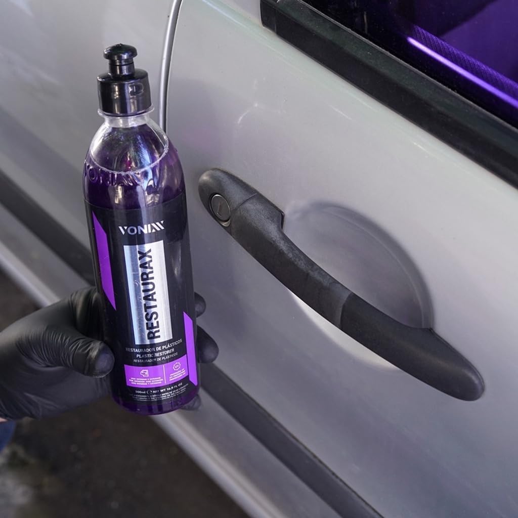 RESTAURAX1.5l Renueva y restaura plasticos, Proteccion contra las acciones del tiempo, Proteccion UV, Ideal plasticos externos, Protege las piezas de la decoloración y el envejecimiento prematuro