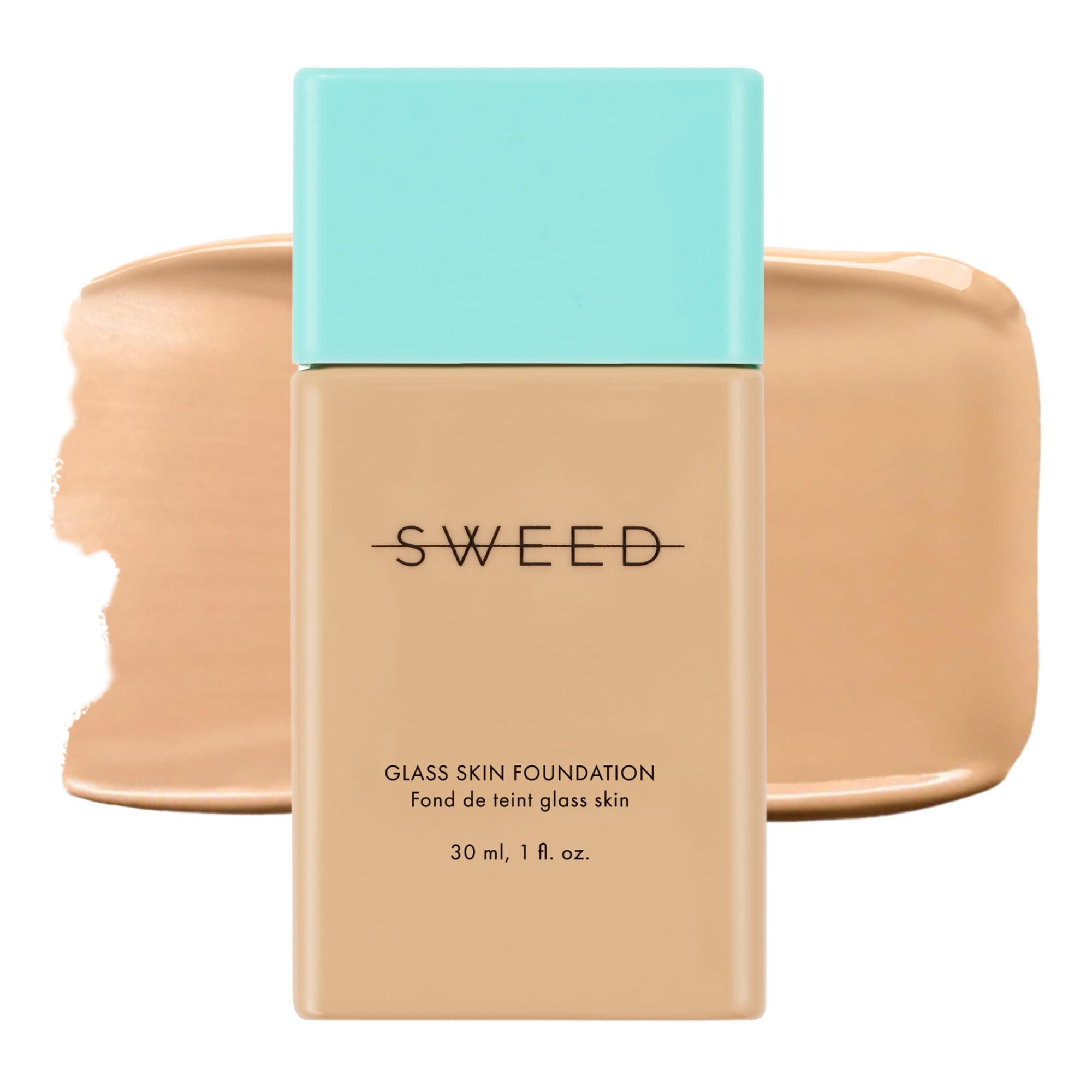 Sweed Lashes Glass Skin Foundation 08 Medium W