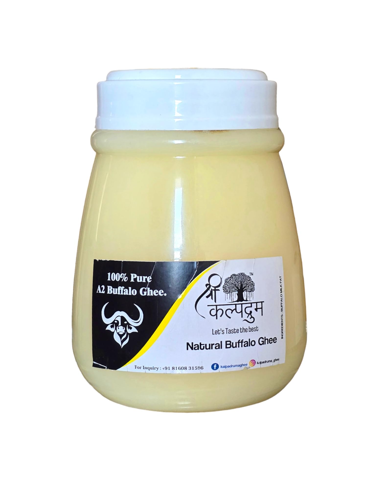 Shri kalpadruma natural Buffalo Ghee Pure Desi Ghee (1 Litre) (B0D233CPP6) Amazon Price History, Amazon Price Tracker