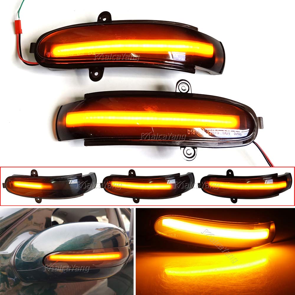 Luces de giro indicadoras retrovisor intermitentes LED dinámicas para Ben-z Clase C W203 C200 C220 C230 C240 C320 C55 C280 C350 S203 CL203 2000-2007