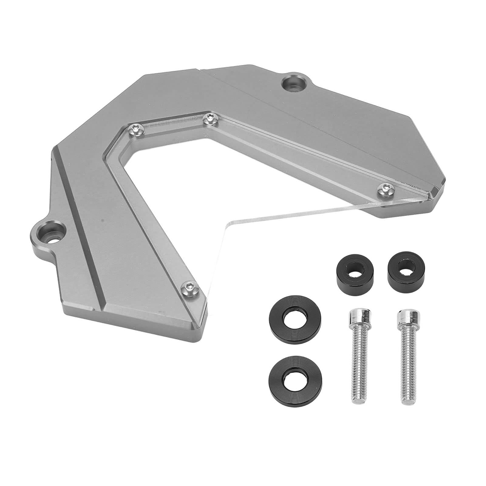 Motorcycle Front Sprocket Cover, Replacement of CNC Aluminum Alloy Chain Protector for MT?09 FZ09 2013?2017(Grey)