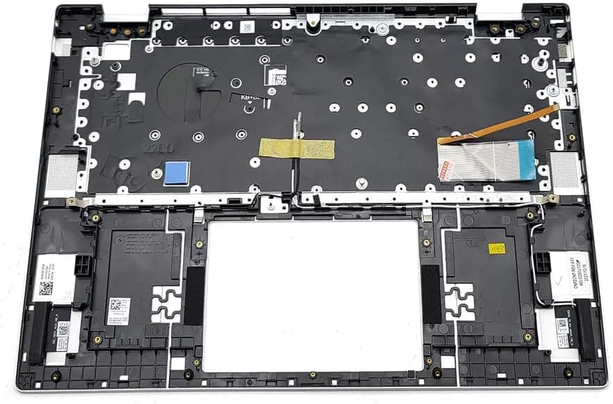 New for Inspiron 16 5620 5625 Laptop Palmrest Upper Case with Backlit English US Keyboard 0HJ5PC HJ5PC Silver