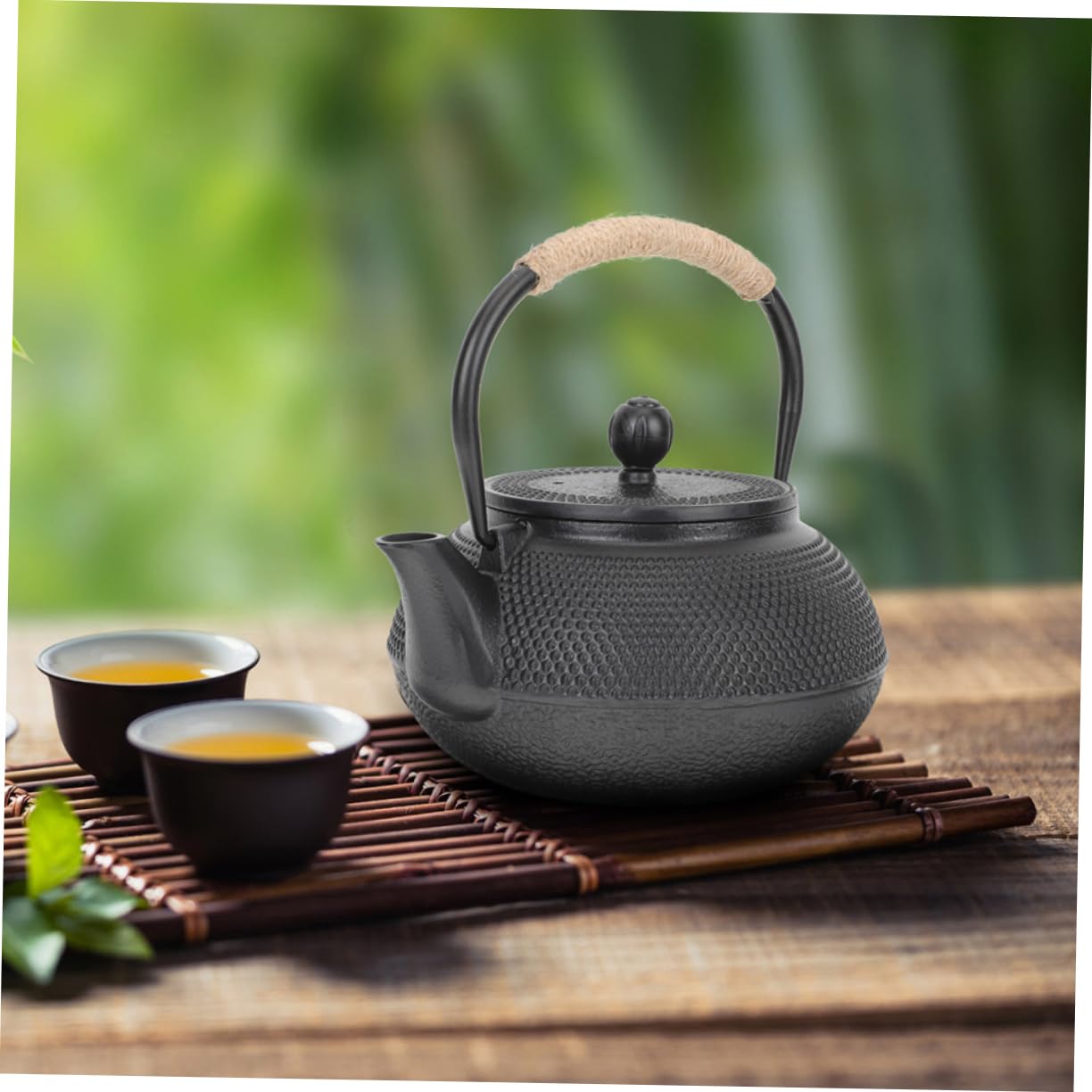 PRETYZOOM Tetera Pequeña De Hierro Fundido Tetera Para Estufa Resistente Al Calor Utensilios De Té Hogar Preparar Té Kung Fu Para Uso Diario
