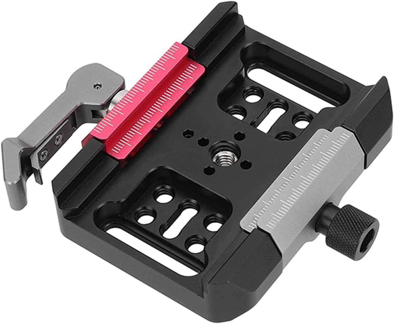 アルミニウム合金クイックリリースプレートケージ拡張アダプター互換性三脚取り付けの二重標準