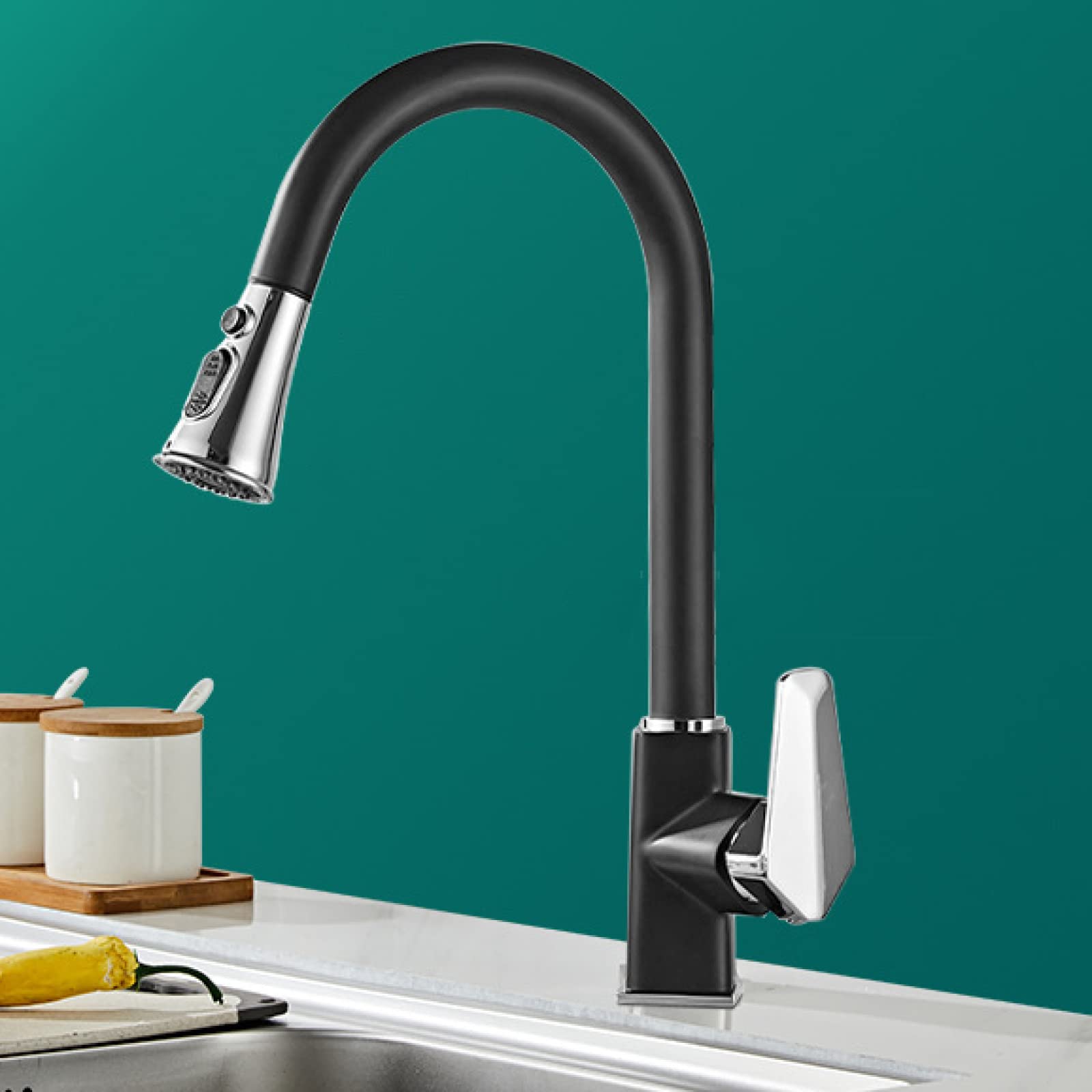 Grifo Lavadero Grifo De Cocina Monomando Diseño Moderno Con