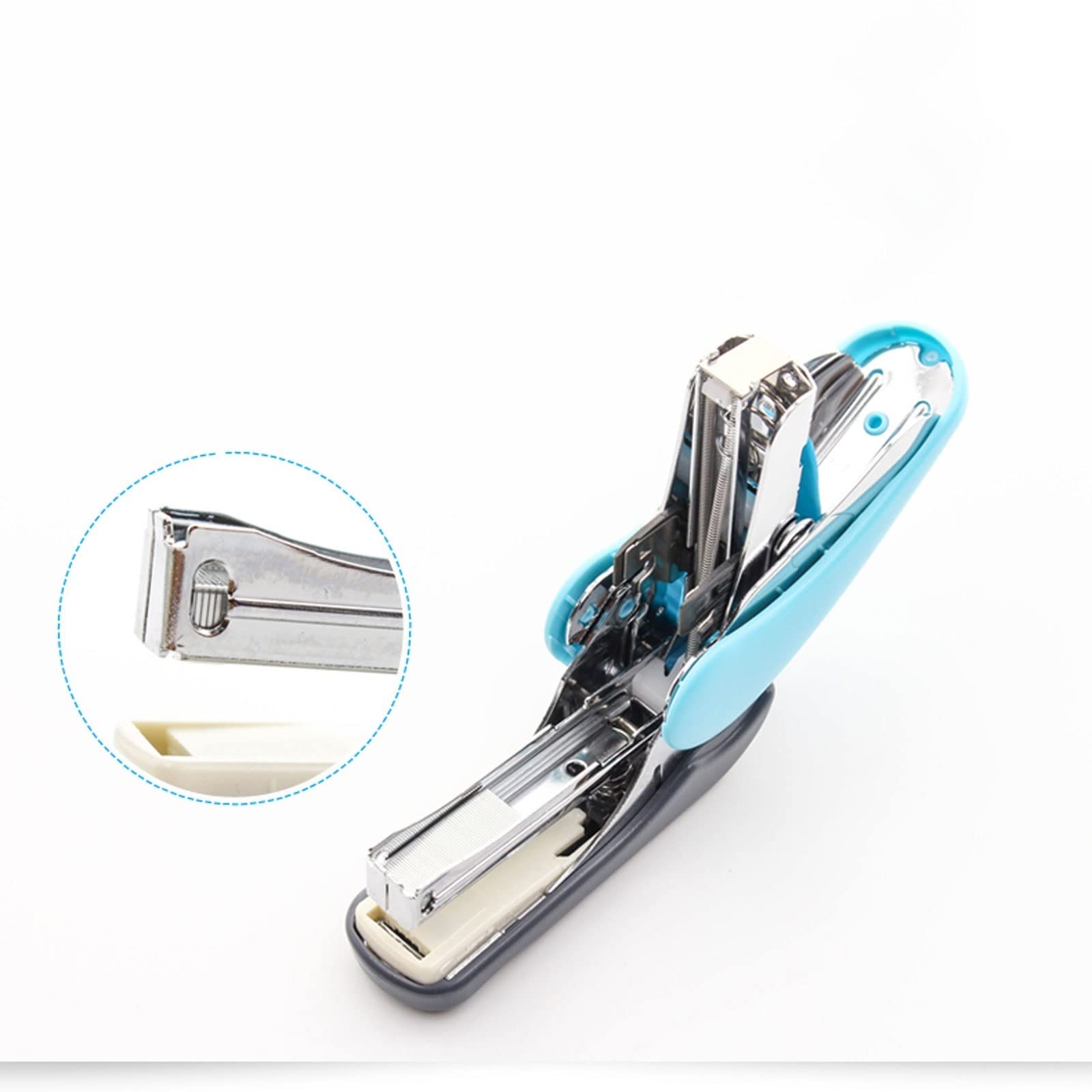 Heftgerät, Büroheftgerät, Büroheftgerät, Büroheftgerät, Mini-Tischheftgerät, Büro-Tischheftgerät, 32 Blatt Kapazität, leicht zu laden, ergonomisches Heftgerät, Dokumentenbindehefter for den Schreibtis