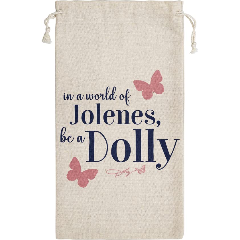 Amazon.com | Dolly Parton Canvas Be A Dolly Wine Gift Bag, 3 ct