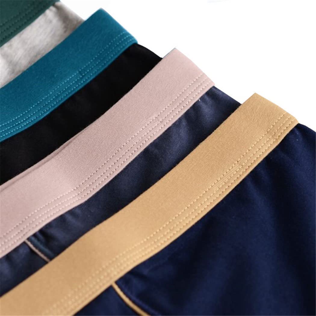 keusyoi 6 Pz/lotto Intimo Di Grandi Dimensioni Boxer Degli Uomini Solido Cotone Mutandine Uomo Senza Cuciture Traspirante Mens Boxer