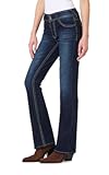 Luscious Curvy Bootcut Jeans for Women&comma; Mid-Rise Insta Stretch Denim&comma; Size-Inclusive Juniors Jeans&comma; Sizes 0 to 24
