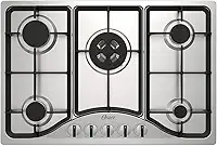 Cooktop Semiprofissional Oster, a Gás, 5 bocas, Inox, Bivolt, OTOP701