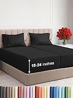 Vista 380 de Extra Deep Pocket Split King Sheets - 5 Piece Breathable & Cooling Bed Sheets - Hotel Luxury Bed Sheet Set - Soft, Wrinkle Free & Comfy - Easily