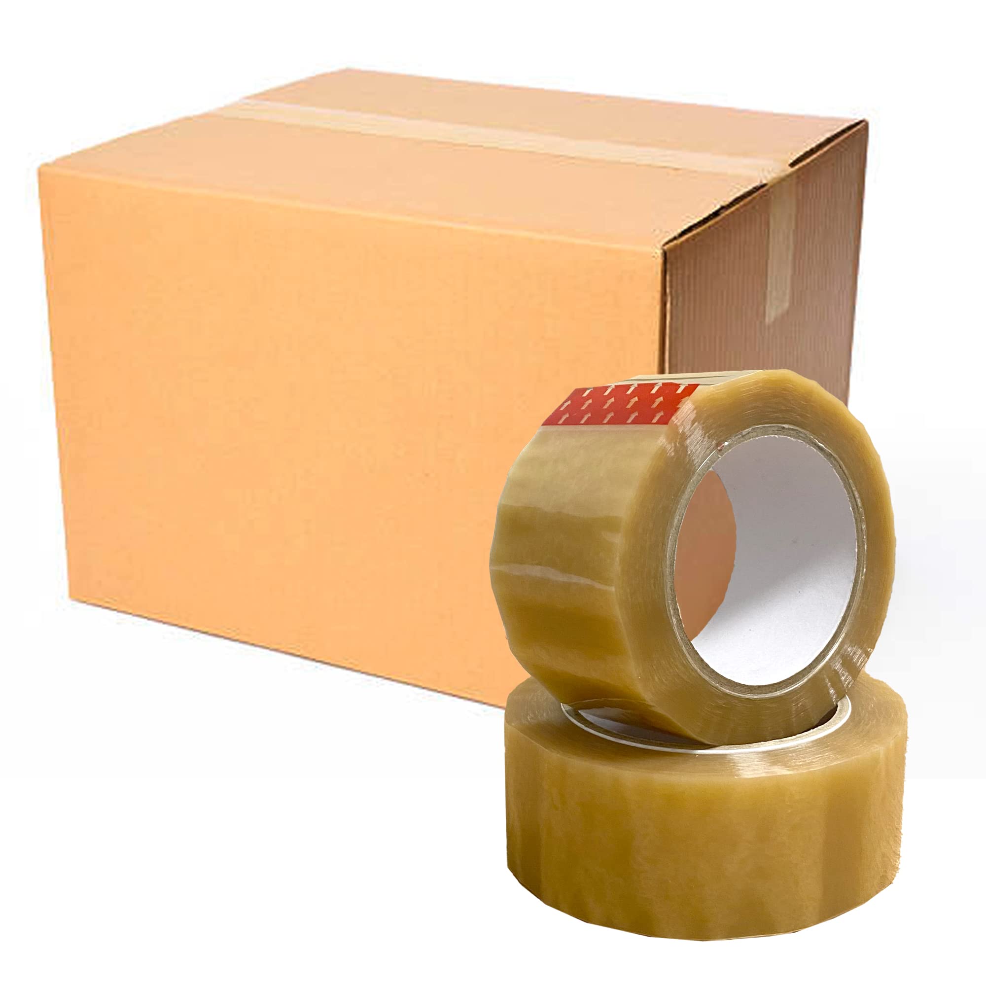 Caja 36 uds. cinta adhesiva embalar | Cinta adhesiva PPA | medidas 48mm x 132 metros | Precinto adhesivo manual (36)