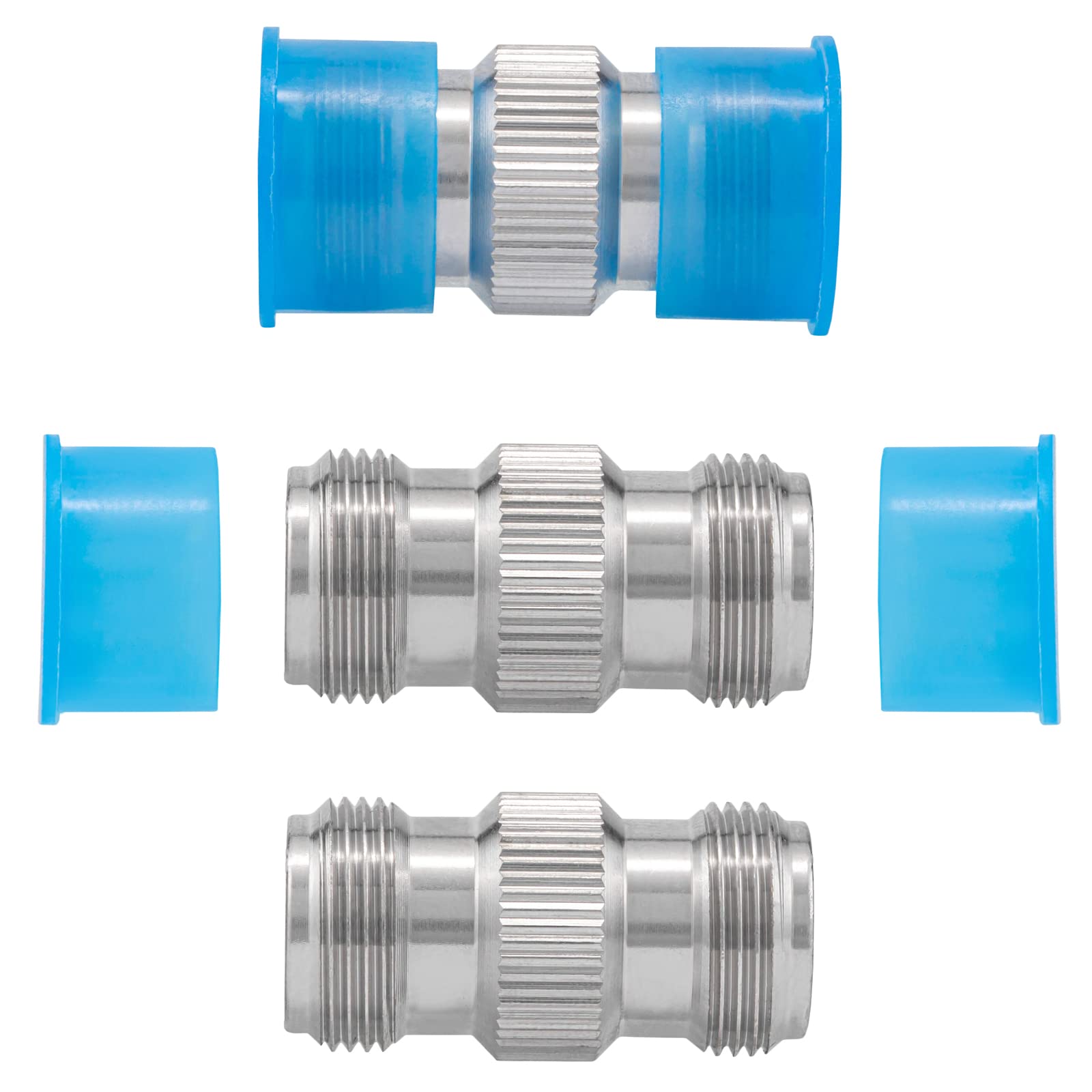 Adattatore Connettore Coassiale N Femmina A N Femmina - In Rame, 50 Ohm, Per Radio Ham E Router 4G (Confezione Da 2)