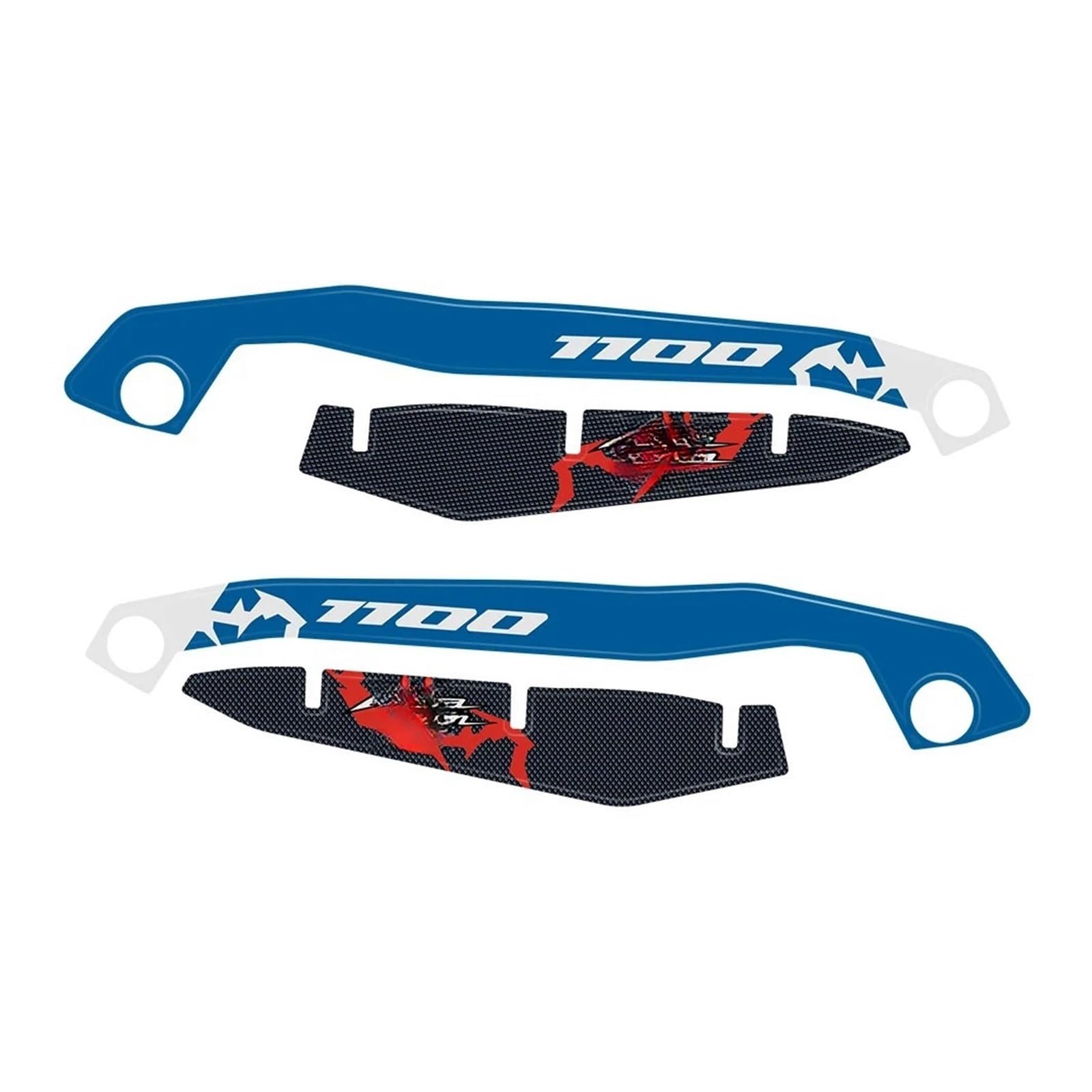 Sbdjgdsls Handguard -A For Crf 1100L For Africa Twin 2024 Crf1100l For Africa Twin Accessories Motorcycle 3D Epoxy Resin Sticker Protection Fuel Tank Fuel Tanks Pads