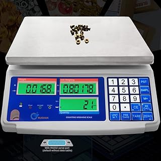 RUISHAN Lab Industrial Counting Scales 30kg/0.5g | 66lb/0.0011lb Electronic Digital Gram Weighing Scale for Parts and Coin...