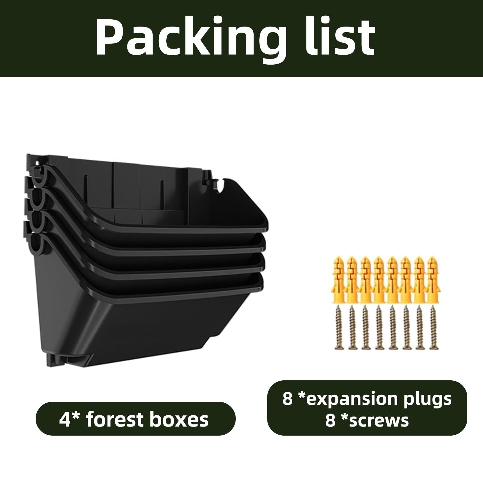 Maceta de pared con riego automático, bolsas colgantes exteriores, pared verde vertical