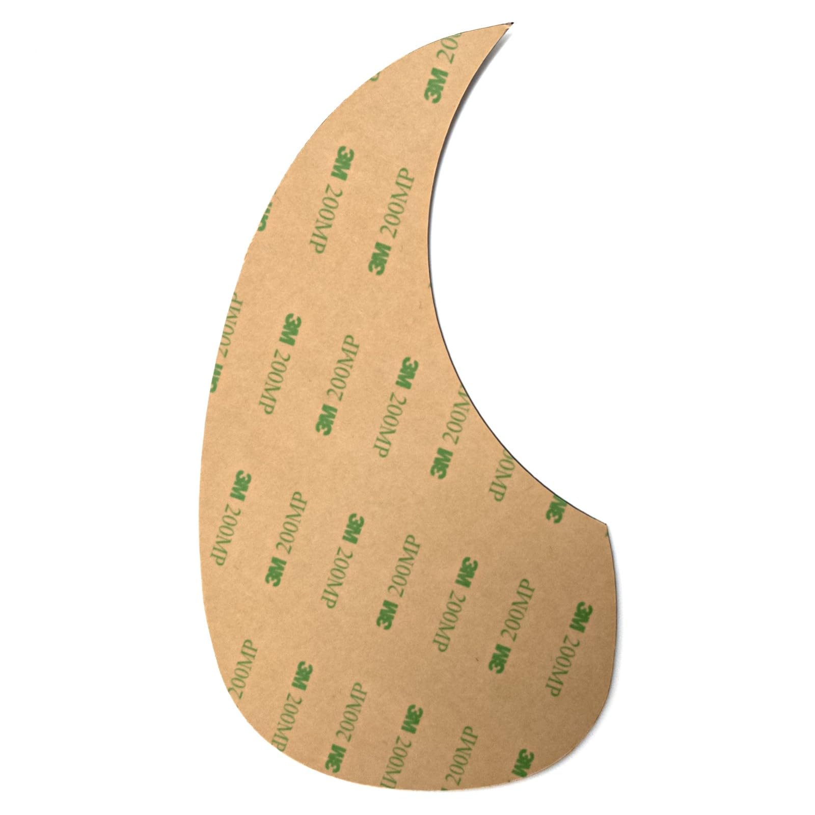 Abalone Inlay Pickguard do gitary akustycznej Martin D45 D50 – ręcznie wykonany drewniany talerz do zdrapywania, samoprzylepny, pasuje do większości gitar Dreadnought 100-106 cm (pickguard)