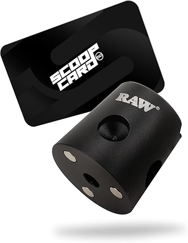 RAW Snuffer magnético de aluminio saca tus rollos de cono preollados y ahorra para su uso posterior