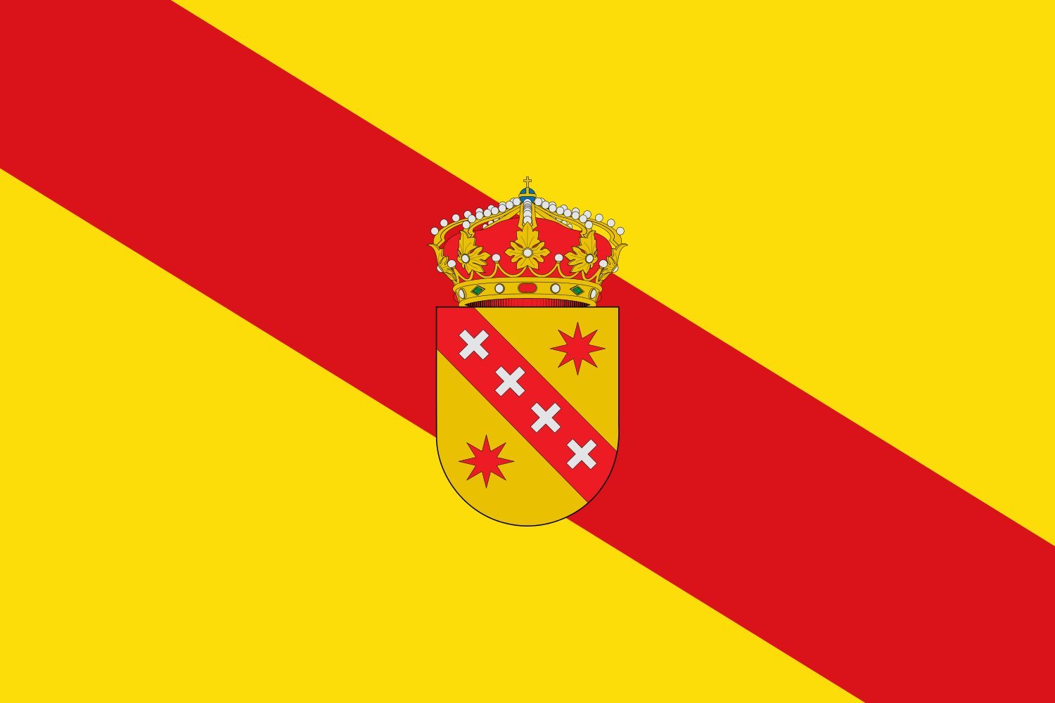 Drapeau Large Cobisa Toledo paño de haute qualité aux finitions soignées