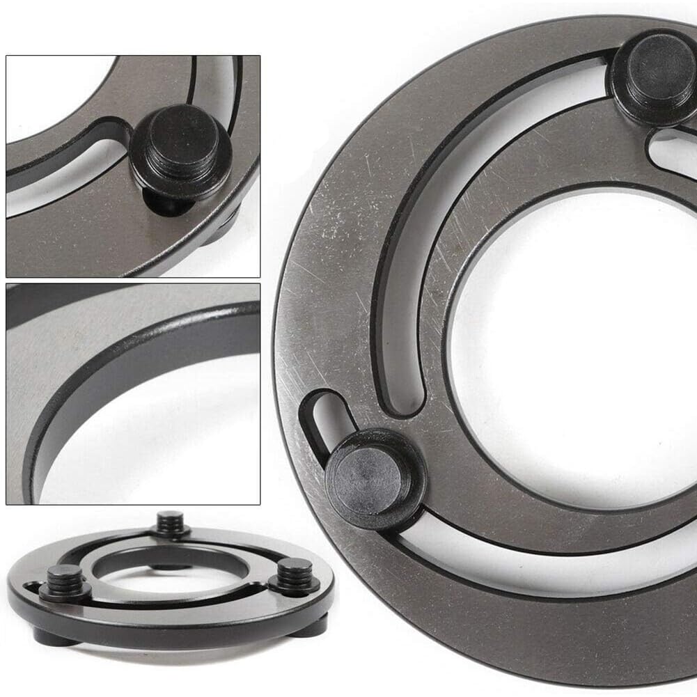 Bague d'Alésage pour Mandrin CNC 4-15 Pouces,Silver,4in