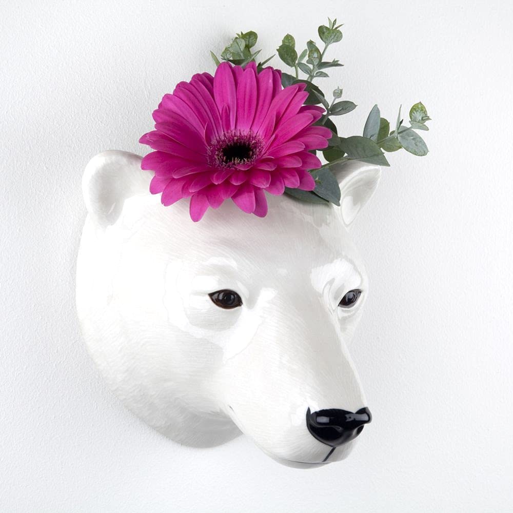 Quail Ceramics - Polar Bear Wall Vase