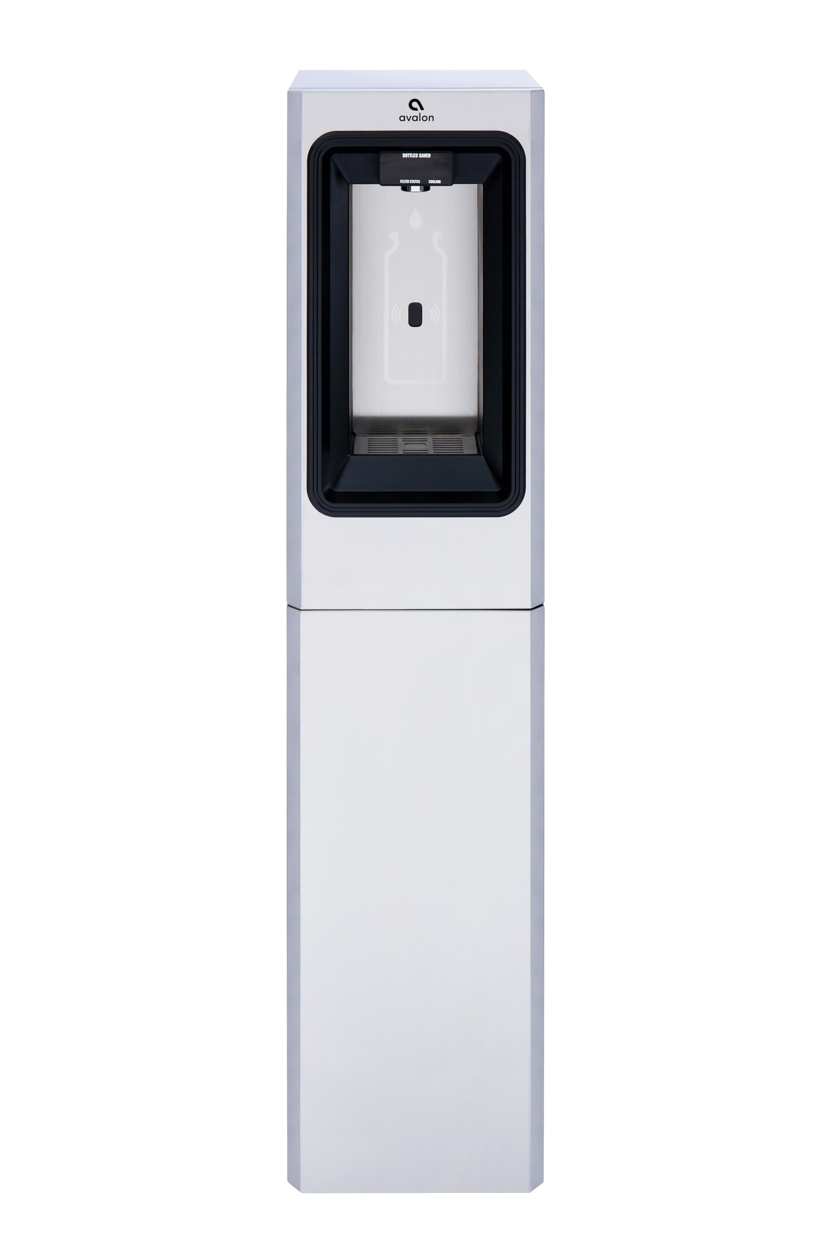 Avalon Freestanding Bottle Filler, Sensor Dispensing, UV Cleaning, Digital Bottle Counter Display, Dual Filtration, WiFi Enabled