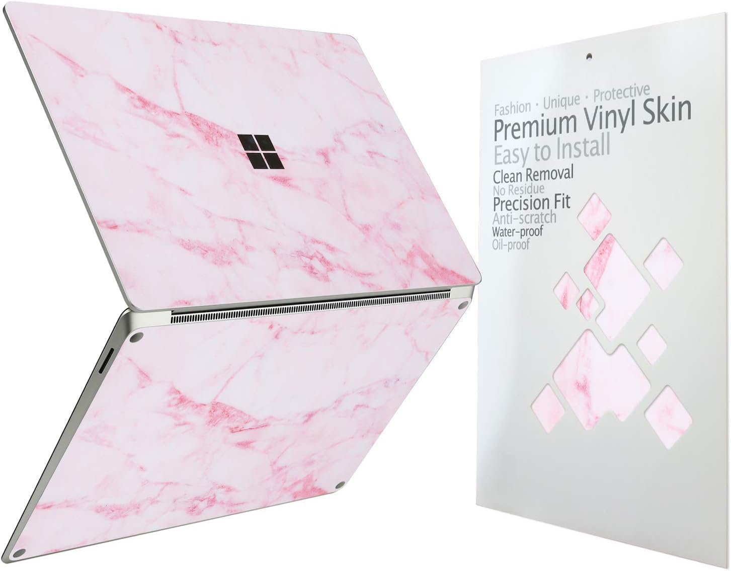 Protection Microsoft Surface 13 anti-rayures vinyle fin sans résidus rose
