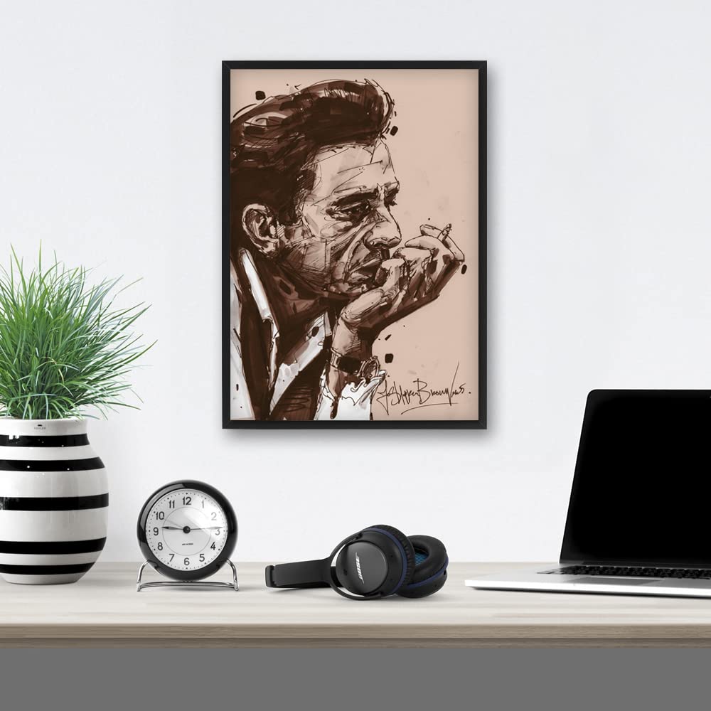 Country Music 05 Poster 29,7 x 42 cm (A3) - Cornice e firmata (Gallery Pilot)