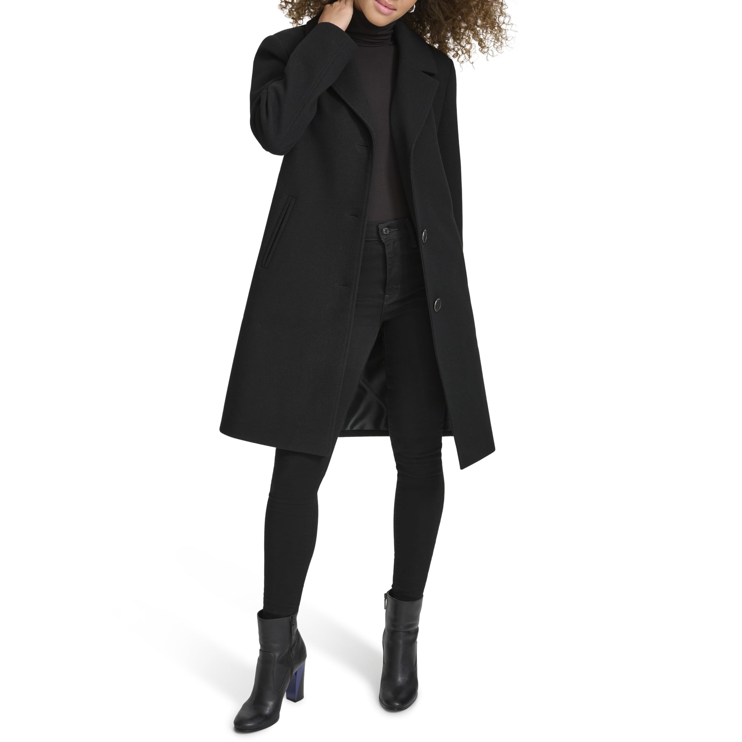 Kenneth Cole Notch Collar Topcoat