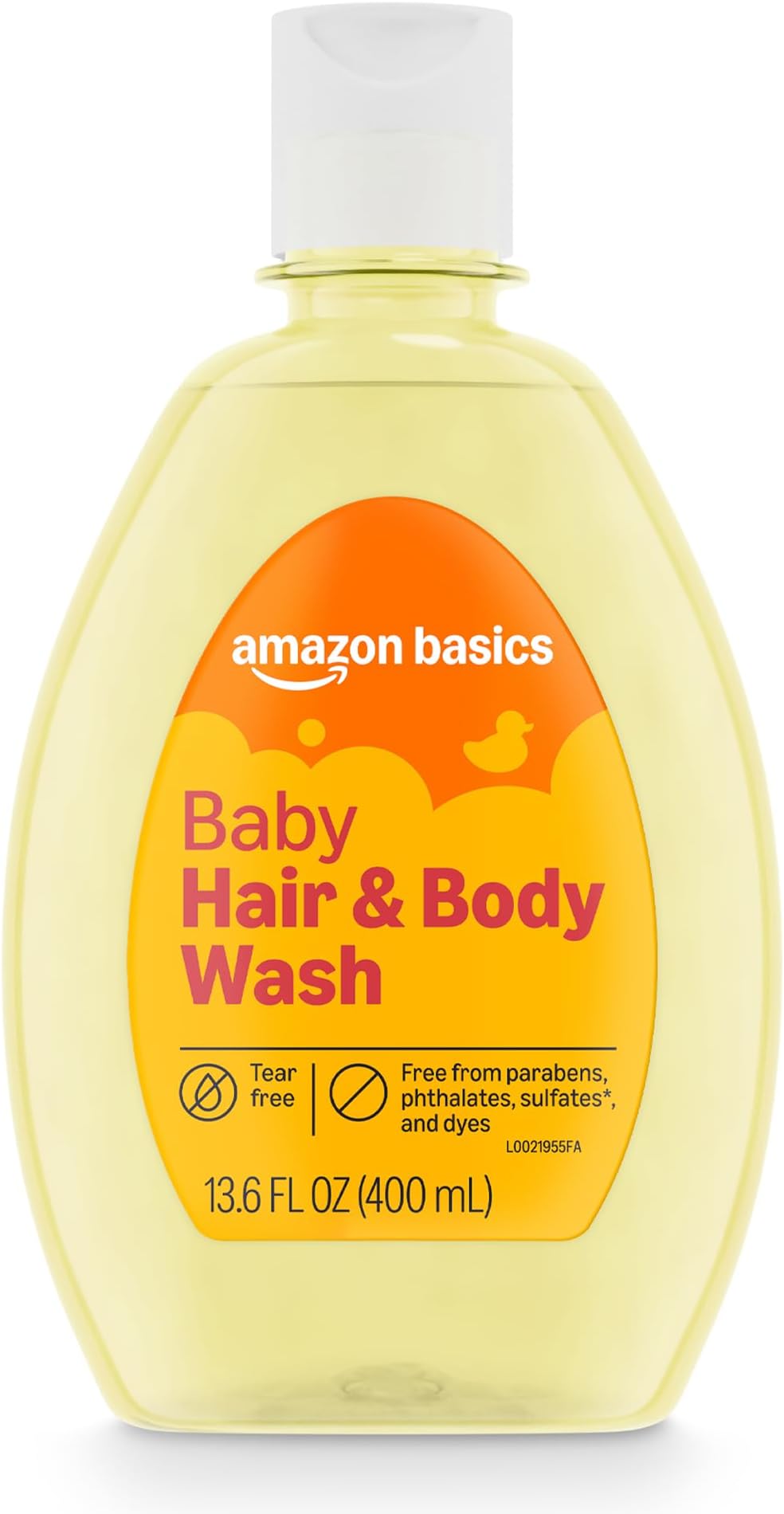 Tear-Free Baby Hair and Body Wash, Lightly scented, 13.6 Fluid Ounce, 1-Pack, Packaging May Vary