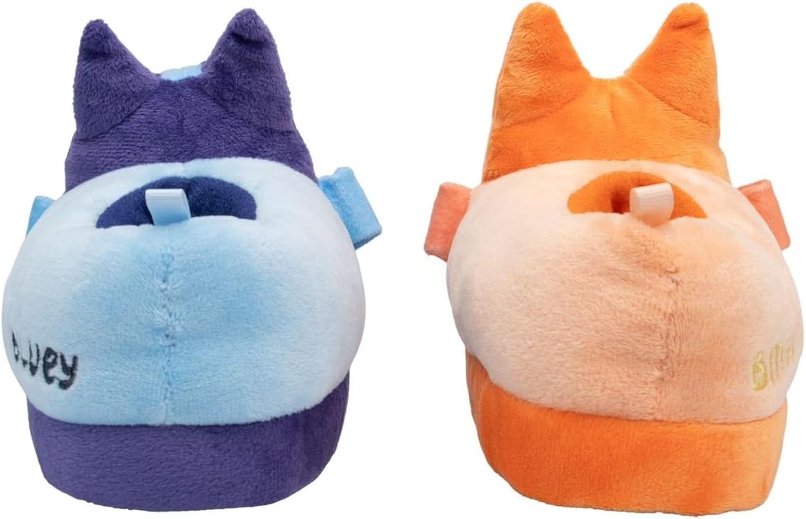 Ground Up Bluey & Bingo Kids 3D Plush Desings Slipper Everyday Wear Size 11/12