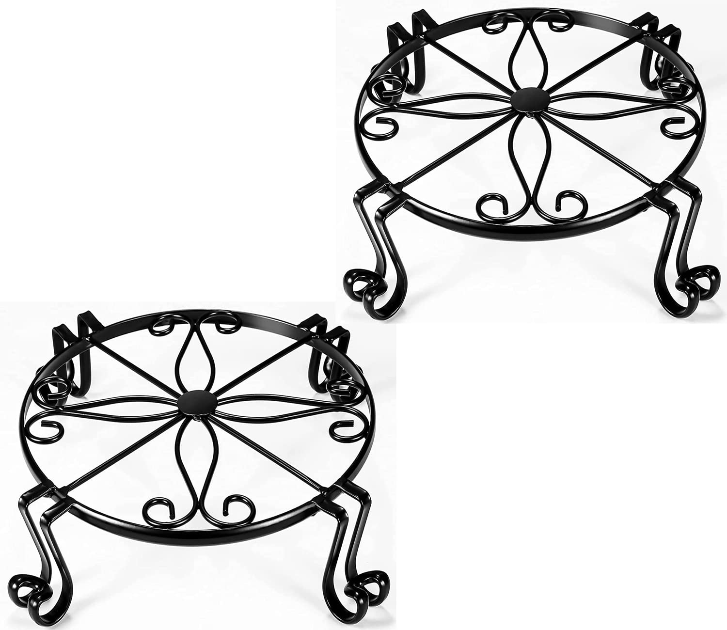 Craftland Metal Plant Stand And Gamla/Flower Pot Holder for Indoor Outdoor Living (Round New- set of 2) (B0BD2J25LG) Amazon Price History, Amazon Price Tracker