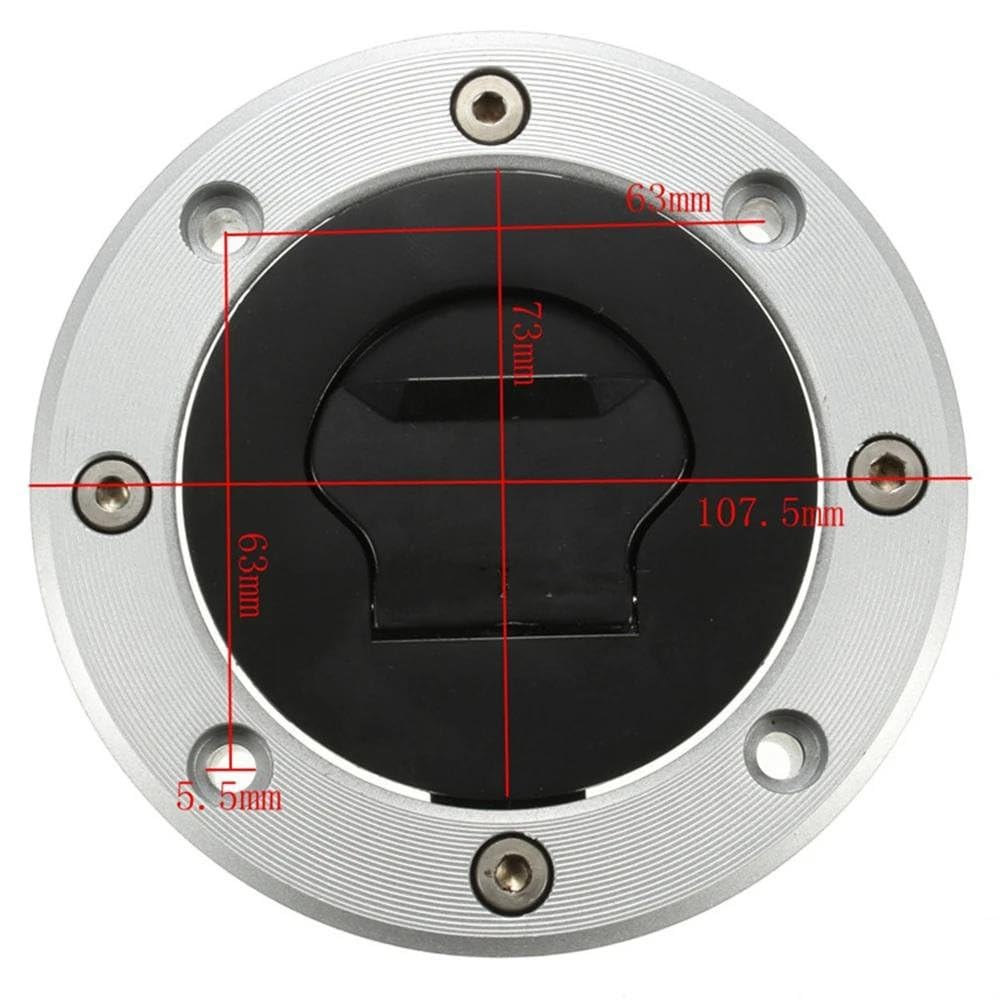 Para Suzuki GSXR 600 700 GSXR1000 Para Katana GSX-600F RF-400 RF-78A Tapa Depósito Combustible Con Cierre Tapa Tanque Combustible