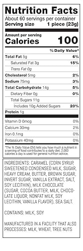 Miniatura 4 de Taras Caramelos blandos de sal marina cubiertos de chocolate con leche 3 libras de chocolate con leche 486 onzas