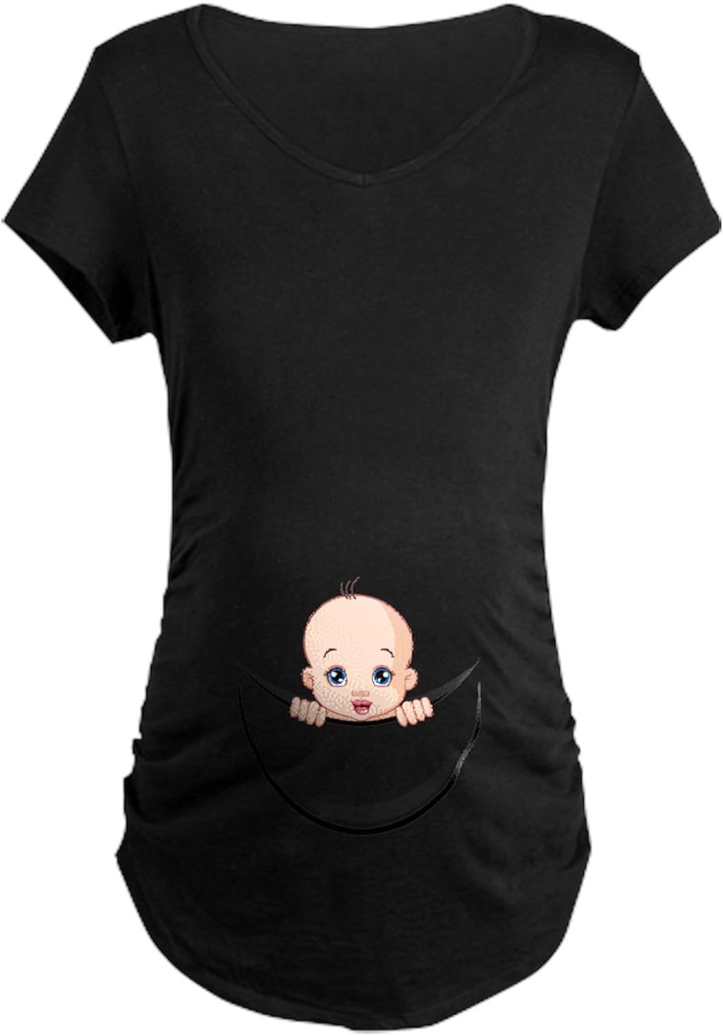 CafePress Funny Pregnancy Maternity Maternity T Shirt Women's Ruched Side T-Shirt