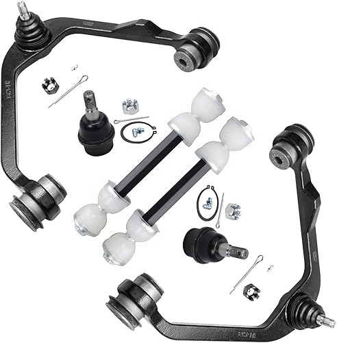 Miniatura 267 de Detroit Axle - Kit de brazos de control AWD para cargador Chrysler 300 Dodge Challenger Magnum, 2 brazos de control superiores delanteros con rótula