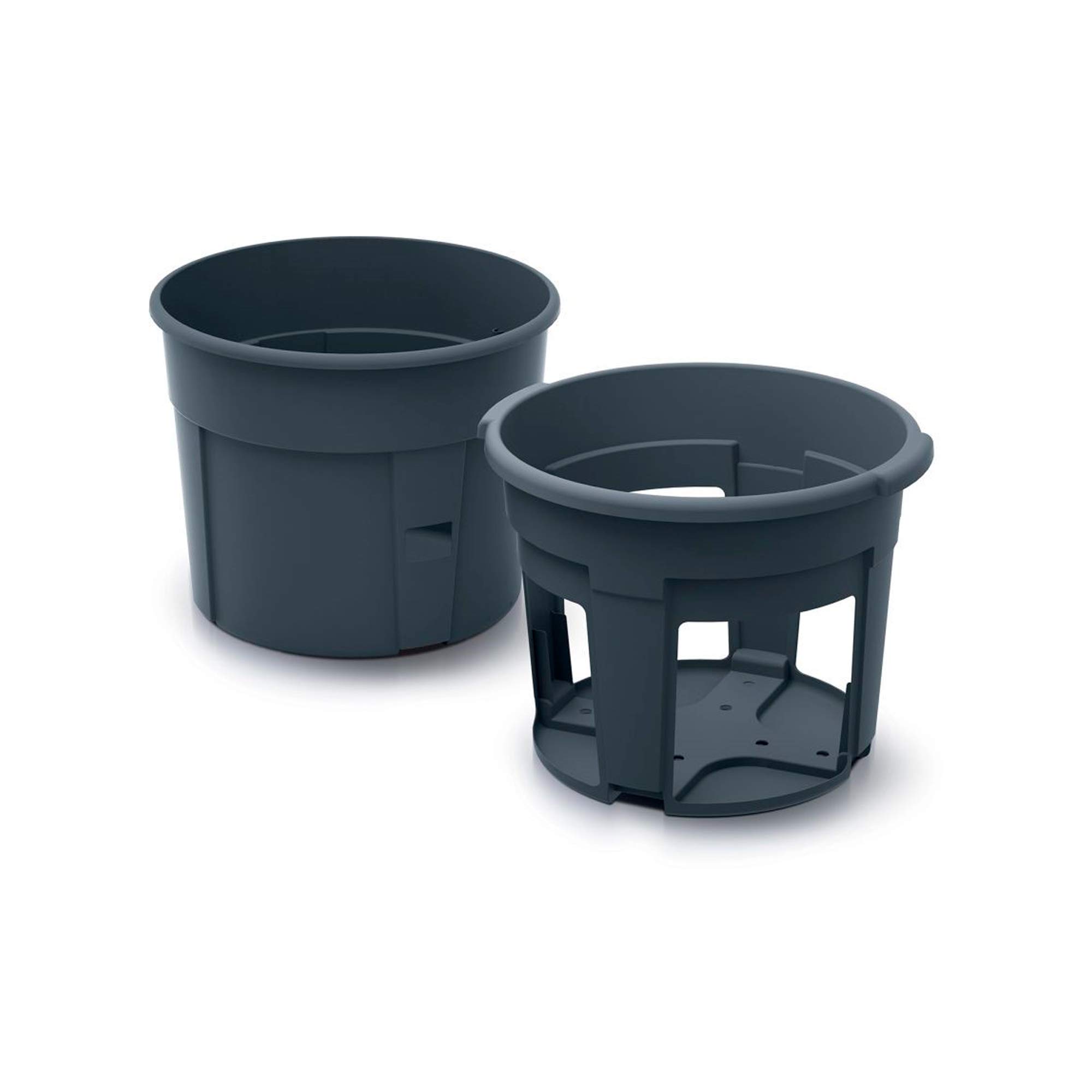 Pot de culture de pommes de terre Prosperplast Potato Grower en plastique de couleur anthracite 39,2 (L) x 39,2 (l) x 31,6 (H) cm