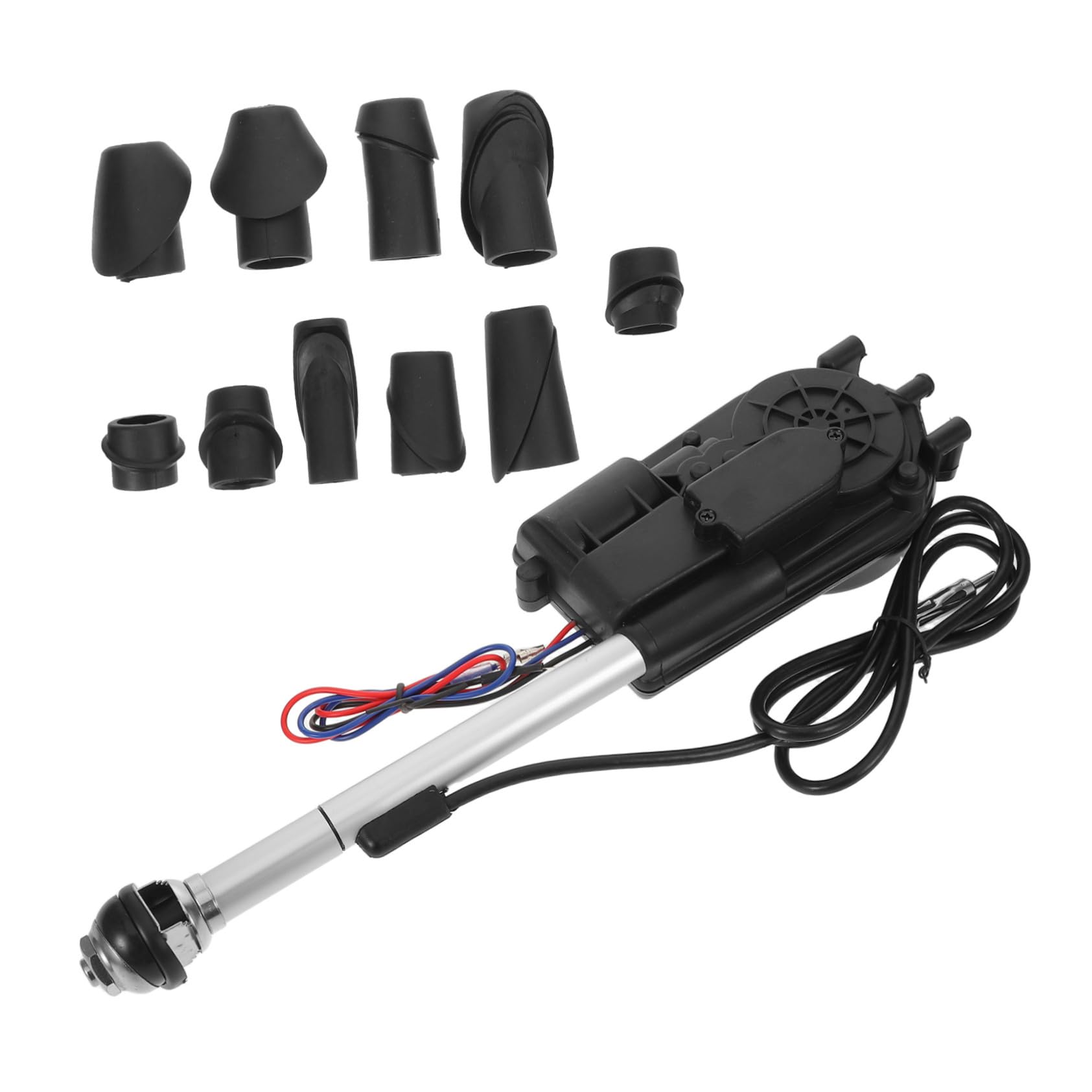 Cabilock Antenna per Auto Completamente Automatica Telescopica in Lega di Alluminio Telecomando, Antenna Fm/am Retrattile per Veicoli Compatibile, Ricezione Segnale Migliorata per Uso