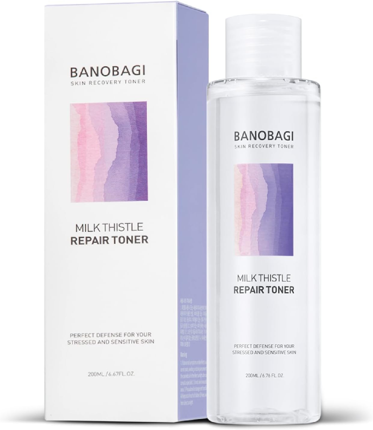 Milk Thistle Repair Face Toner (200ml) | Hydrating & Moisturizing Toner for Dry & Sensitive Skin | Pore Tightening Toner for Face | Korean Skincare for Men & Women