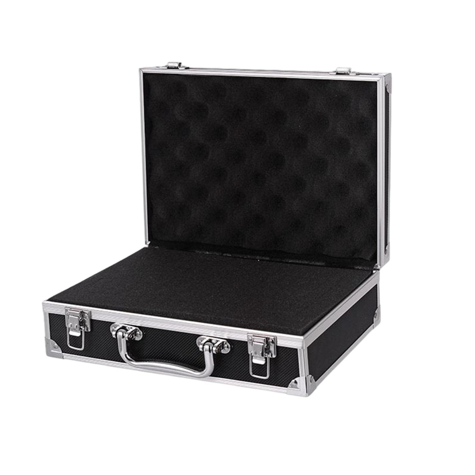 Enakshi Aluminum Alloy Carrying Case Lightweight Waterproof Briefcase Multipurpose Black Small Buckle-image-41