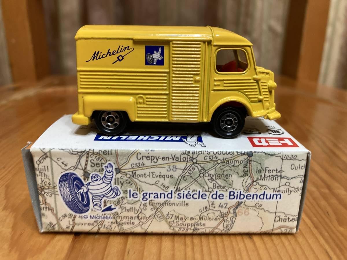 トミカF17-2シトロエンHトラック伊勢丹/黄 トミカ シトロエン H